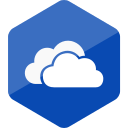 Colored,Hexagon,High quality,Media,One drive,Social,Social media
